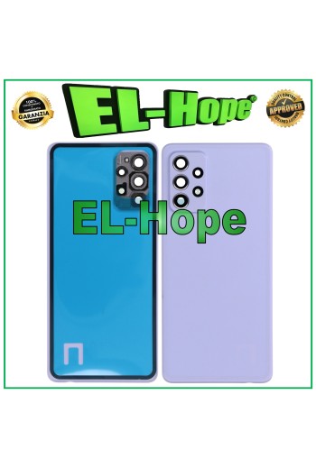 BATTERY COVER FOR SAMSUNG GALAXY A72 SM-A726 GLASS BACK CASE PURPLE