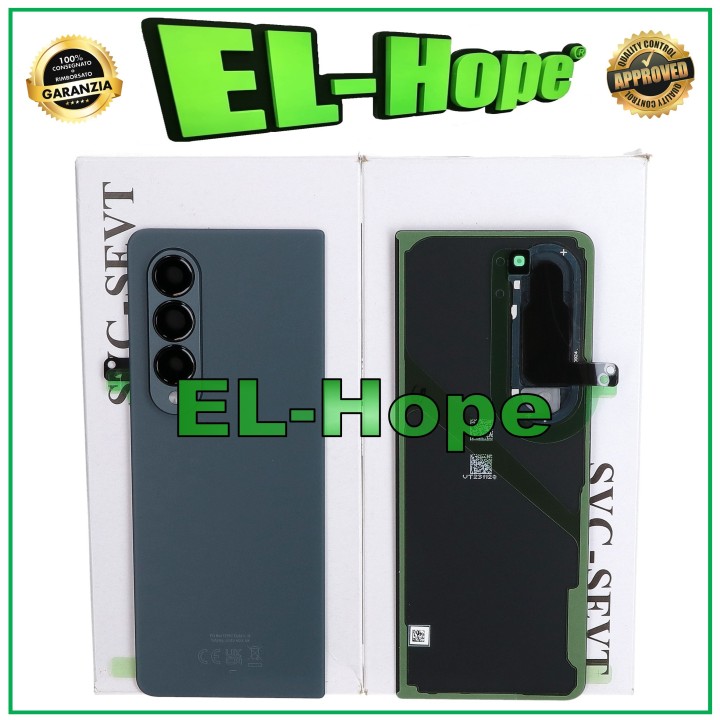 ORIGINAL SAMSUNG GALAXY Z FOLD 4 5G SM-F936B GREEN BACK CASE COVER