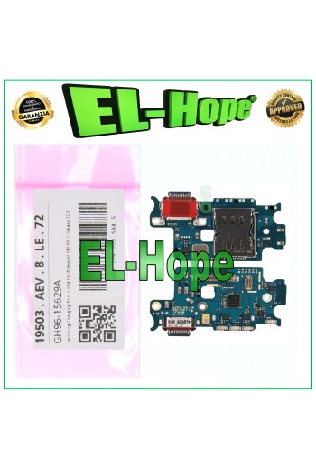 ORIGINAL CHARGING CONNECTOR SERVICE SAMSUNG GALAXY S23 5G SM-S911 SIM READER