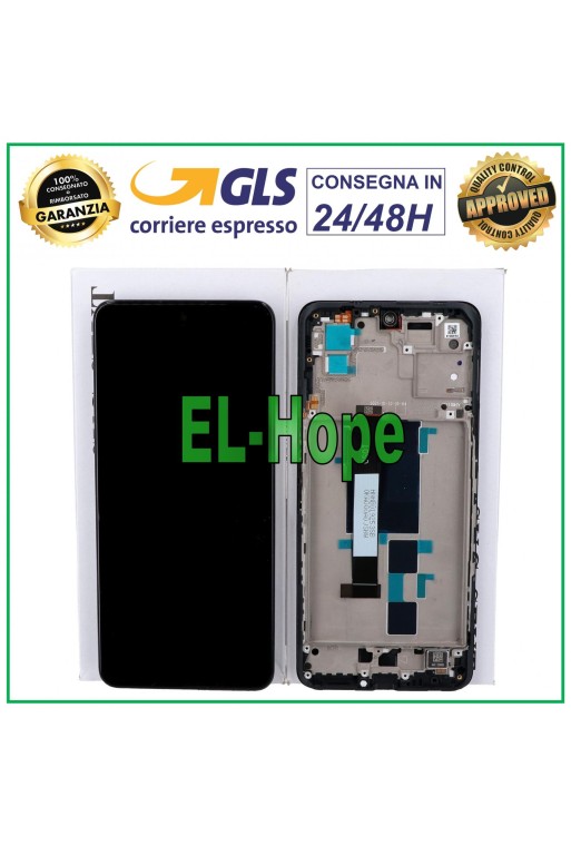 ORIGINAL XIAOMI REDMI NOTE 10 PRO 5G LCD DISPLAY FRAME TOUCH SCREEN BLACK GLASS