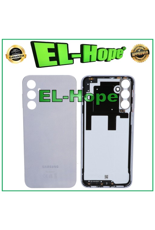 ORIGINAL SAMSUNG GALAXY A14 4G SM-A145F BATTERY COVER GLASS BODY SILVER