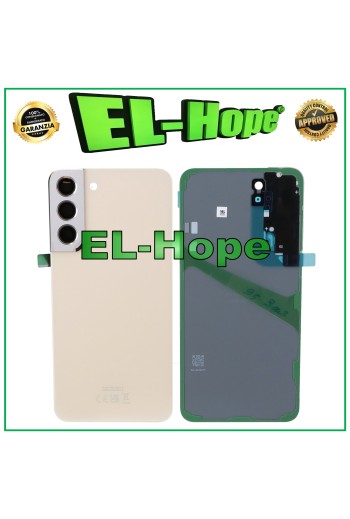 ORIGINAL SAMSUNG GALAXY S22+ PLUS SM-S906 BATTERY COVER GLASS CASE CREAM