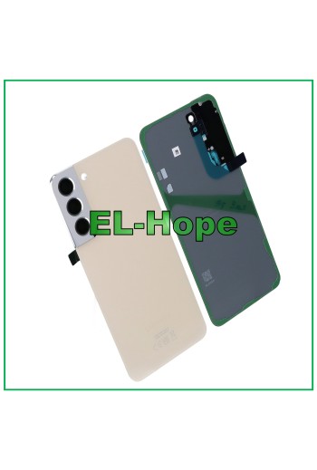 ORIGINAL SAMSUNG GALAXY S22+ PLUS SM-S906 BATTERY COVER GLASS CASE CREAM