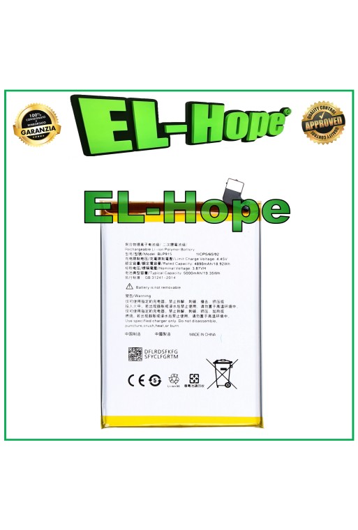 BATTERY BLP915 FOR OPPO A17K 4G CPH2471 5000 mAh QUALITY EQUAL TO ORIGINAL