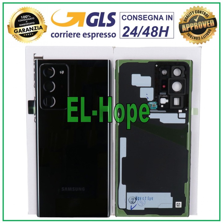 ORIGINAL SAMSUNG GALAXY NOTE 20 ULTRA 5G SM-N986 BLACK BODY BATTERY COVER