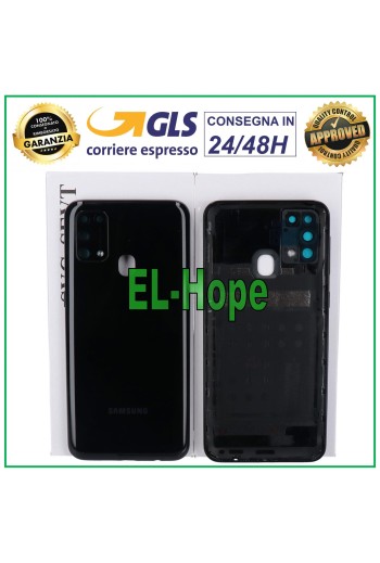 ORIGINAL SAMSUNG GALAXY M31 SM-M315 BACK CASE BATTERY BACK CASE BLACK