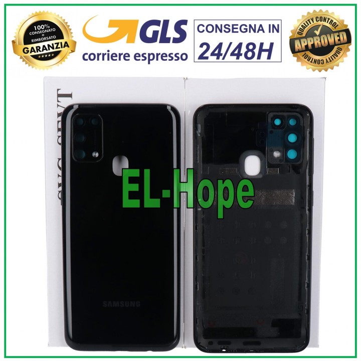 ORIGINAL SAMSUNG GALAXY M31 SM-M315 BACK CASE BATTERY BACK CASE BLACK