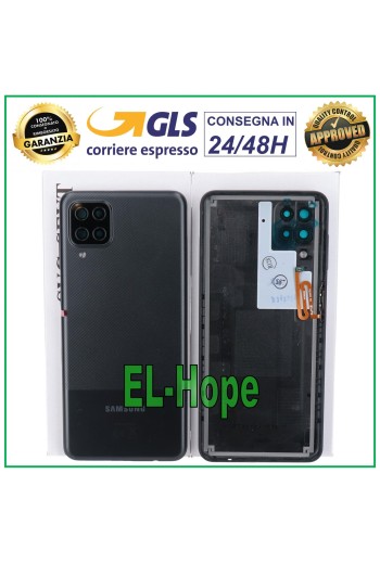 ORIGINAL SAMSUNG GALAXY A12 SM-A125 BATTERY COVER BACK BLACK