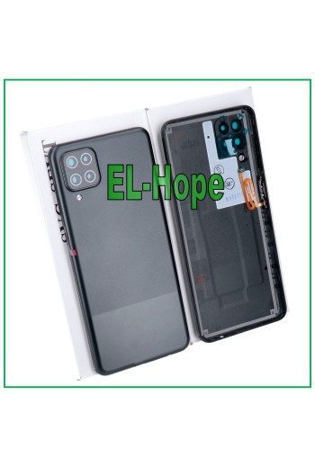 ORIGINAL SAMSUNG GALAXY A12 SM-A127 BATTERY COVER BACK CASE BLACK