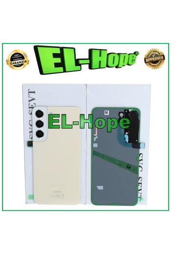 ORIGINAL SAMSUNG GALAXY S22 SM-S901 BATTERY COVER GLASS CASE BODY CREAM