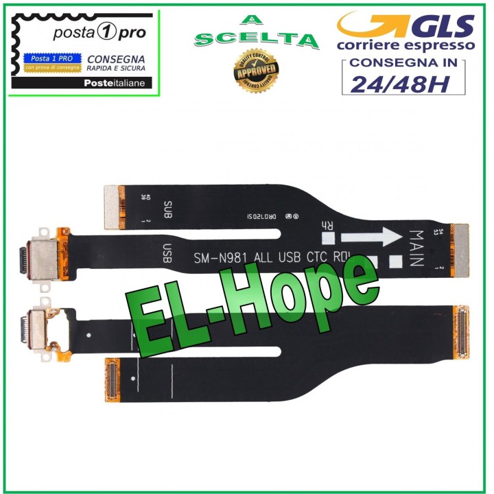 FLAT CONNECTION MOTHERBOARD CHARGING DOCK SAMSUNG GALAXY NOTE 20 5G SM-N980