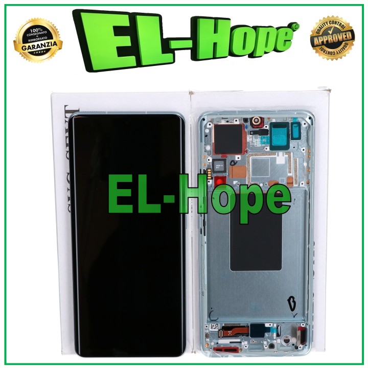ORIGINAL SERVICE LCD TOUCH DISPLAY XIAOMI MI 12S PRO 2022 FRAME GREEN GREEN