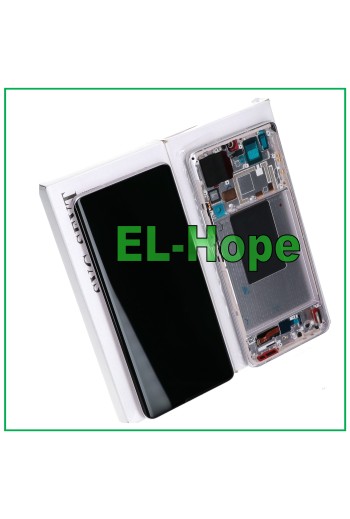 ORIGINAL SERVICE LCD DISPLAY XIAOMI MI 12S PRO 2022 TOUCH FRAME PURPLE GOLD