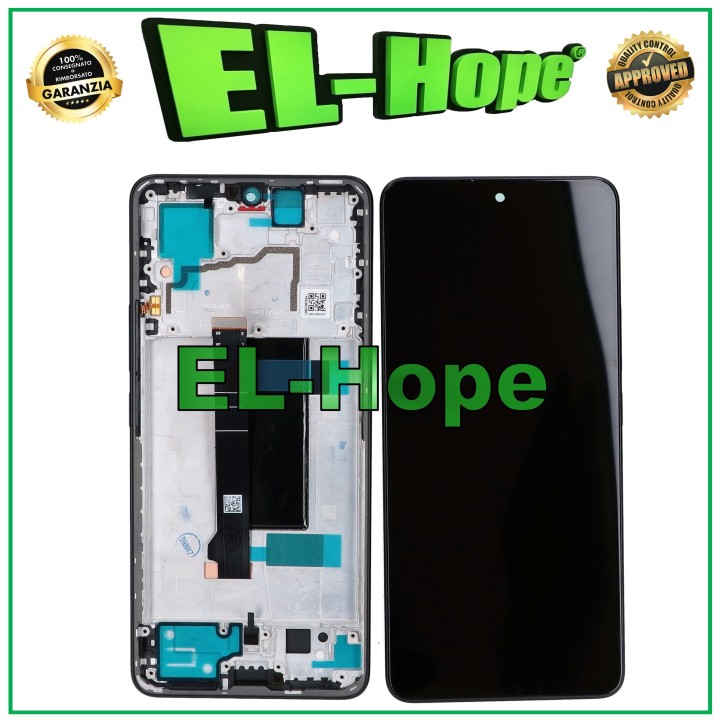 LCD DISPLAY + TFT FRAME FOR XIAOMI REDMI NOTE 13 PRO 5G 2312DRA50C TOUCH BLACK