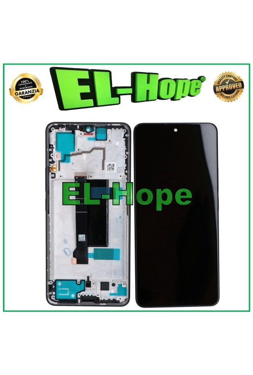LCD DISPLAY + TFT FRAME FOR XIAOMI REDMI NOTE 13 PRO 5G 2312DRA50I TOUCH BLACK