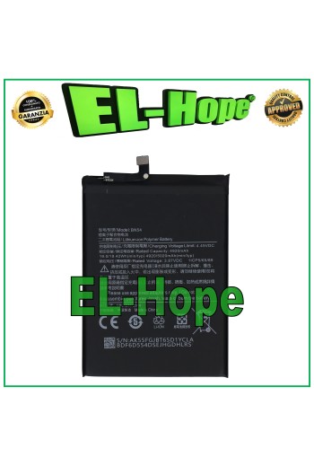 BATTERY BN54 FOR XIAOMI REDMI 9 M2004J19AG M2004J19G 5020mAh EQUAL TO ORIGINAL
