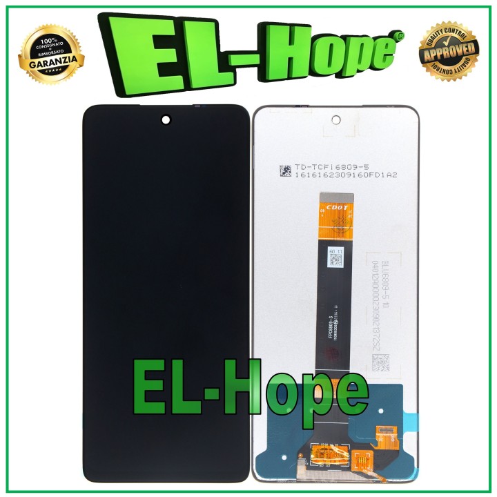 LCD DISPLAY + TOUCH SCREEN FOR TCL 50 PRO NxtPaper 5G PRO BLACK GLASS SCREEN