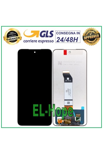LCD DISPLAY FOR XIAOMI REDMI NOTE 10T 5G TOUCH SCREEN ASSEMBLED BLACK GLASS