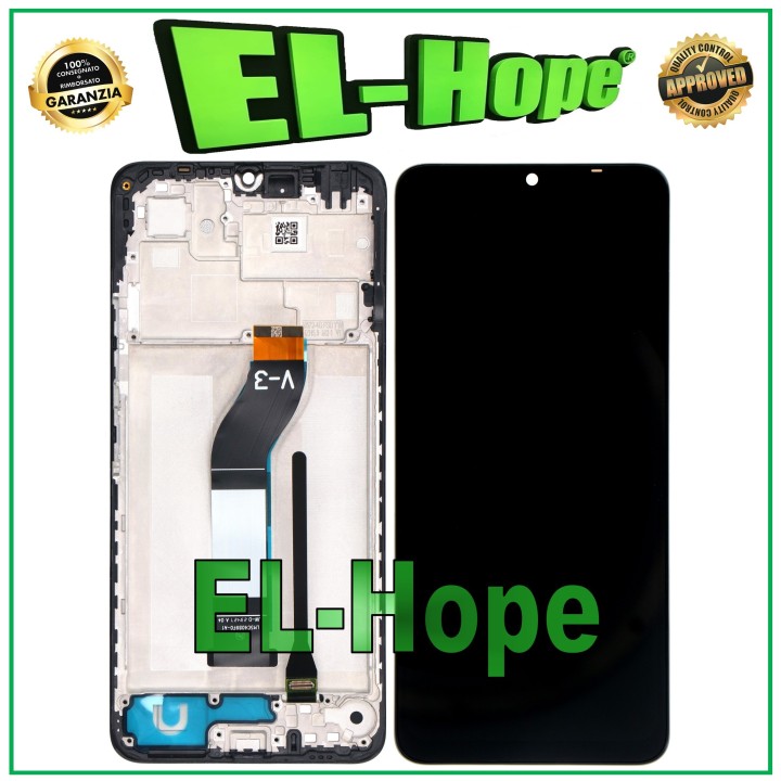 LCD DISPLAY FRAME FOR XIAOMI REDMI 13C 23108RN04Y 23106RN0DA TOUCH GLASS rev V-3
