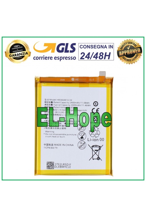 BATTERY HB366481ECW FOR HUAWEI P Smart / Honor 8 ORIGINAL PARA BATTERY