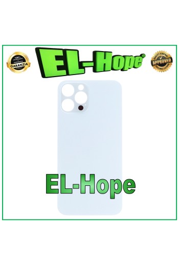 GLASS BACK BODY BATTERY COVER FOR IPHONE 12 PRO MAX BIG HOLE SILVER