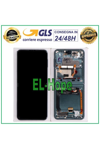 ORIGINAL LCD DISPLAY SAMSUNG GALAXY Z FLIP 3 5G SM-F711B TOUCH GREEN GREEN
