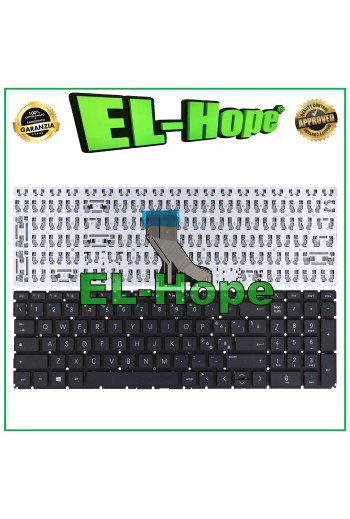 ITALIAN KEYBOARD FOR HP NOTEBOOK 15-CX 15-EC 15-CU 17-BY 17-CA BLACK