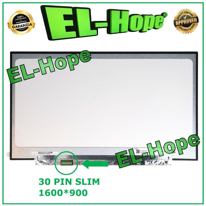 DISPLAY B173RTN02.2 LCD NOTEBOOK 17.3 30 PIN SLIM 1600*900 FHD LED SCREEN