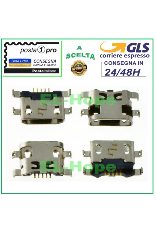 CHARGING CONNECTOR FOR ALCATEL ONE TOUCH 7024 OT-7024 MICRO USB CHARGING