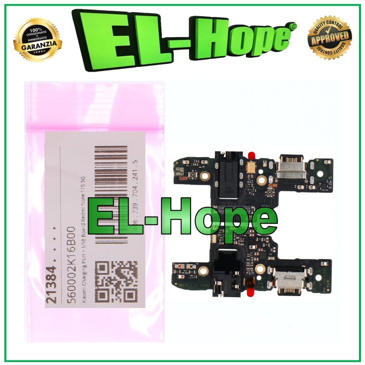 ORIGINAL DOCK CHARGING CONNECTOR SERVICE XIAOMI REDMI NOTE 11T 5G 21091116AI