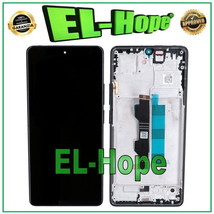 OLED TOUCH LCD DISPLAY FOR XIAOMI POCO M6 PRO 4G 2312FPCA6G 2024 BLACK FRAME