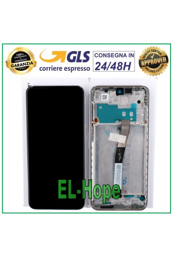 ORIGINAL XIAOMI REDMI NOTE 10 LITE TOUCH LCD DISPLAY FRAME SCREEN FRAME WHITE