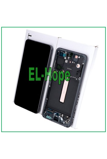 100% ORIGINAL FRAME LCD DISPLAY SAMSUNG GALAXY S21 FE SM-G990B TOUCH BLACK GRAY