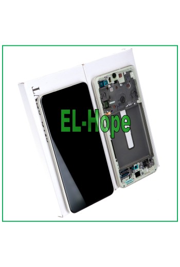 ORIGINAL FRAME LCD DISPLAY SAMSUNG GALAXY S21 FE SM-G990B TOUCH GREEN