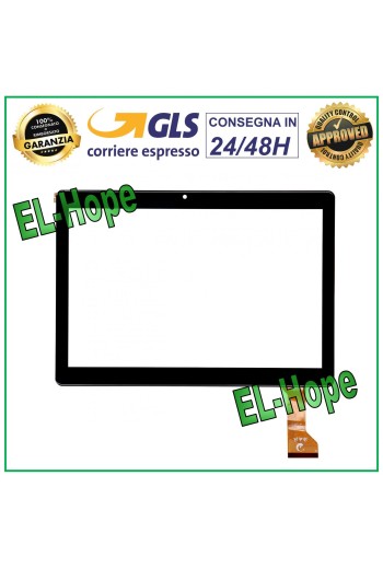 TOUCH SCREEN GLASS TABLET YUNTAB K107 FLATE CODE HZYCTP-102296 BLACK BLACK