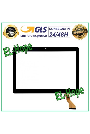 TOUCH SCREEN GLASS TABLET LNMBSS GT10PG127 V2.0 CODE FLATE HN 1040-FPC-V1 BLACK