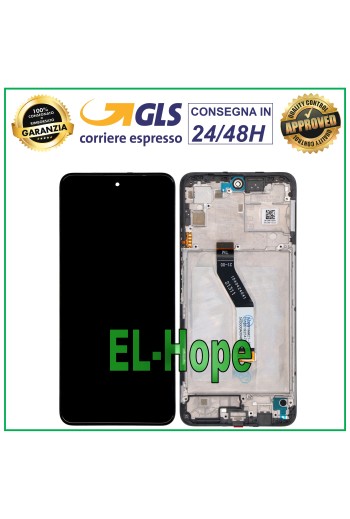 LCD DISPLAY FRAME FOR XIAOMI REDMI NOTE 11T 5G 2021 21091116AI TOUCH SCREEN BLACK