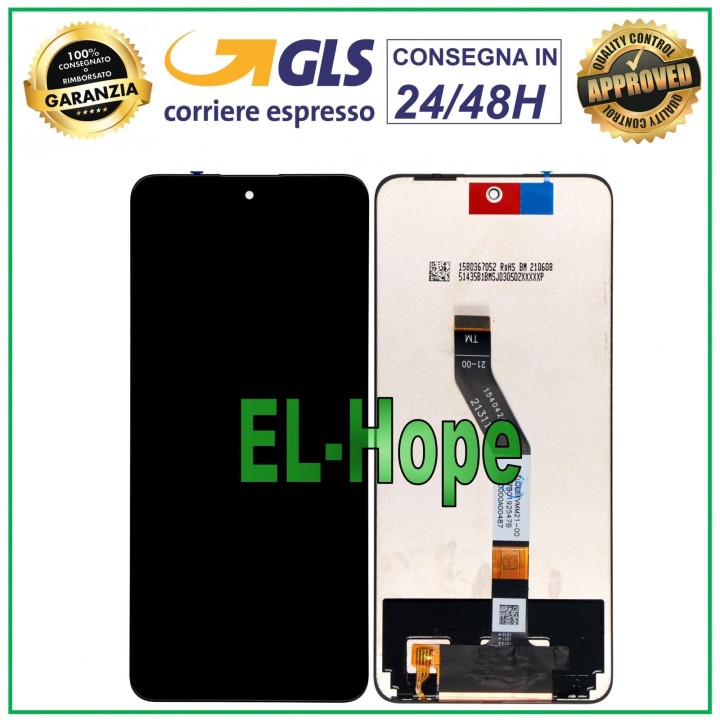 TOUCH SCREEN LCD DISPLAY FOR XIAOMI REDMI NOTE 11S 5G 2021 22031116BG BLACK GLASS