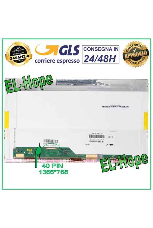 DISPLAY LP156WH2-TLA1 LCD NOTEBOOK 15.6 40 PIN SLIM 1366*768 HD LED SCREEN
