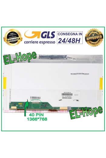 DISPLAY B156XW02 V.2 LCD NOTEBOOK 15.6 40 PIN SLIM 1366*768 HD LED SCREEN