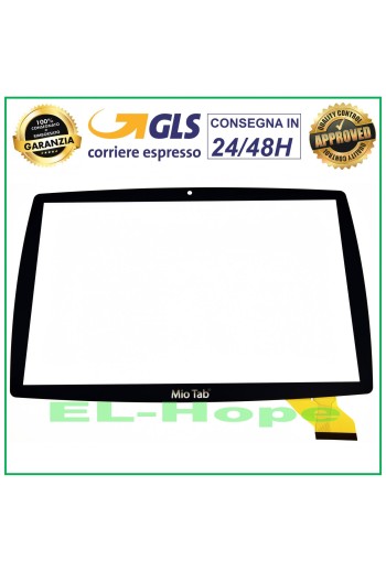 LISCIANI MIO TAB 10 TUTOR 2018 68449 GLASS TOUCH SCREEN DIGITIZER TABLET BLACK