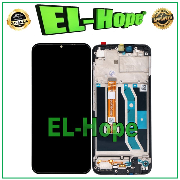LCD DISPLAY + FRAME FOR OPPO REALME C25Y RMX3265 TOUCH SCREEN GLASS SCREEN BLACK
