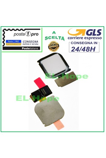 FLAT FINGERPRINT SENSOR KEY HUAWEI P10 LITE WAS-LX1A WHITE