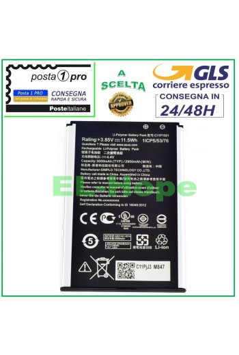 BATTERY C11P1501 ASUS ZENFONE SELFIE ZD550KL ZD551KL Z00UD LIKE ORIGINAL