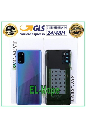 ORIGINAL SAMSUNG GALAXY A41 SM-A415 BACK COVER GLASS BLUE