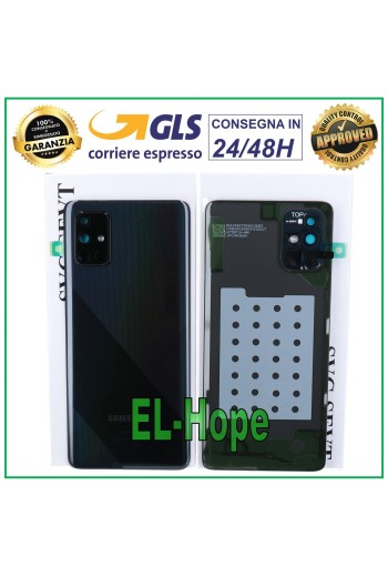 ORIGINAL SAMSUNG GALAXY A71 SM-A715 BACK COVER BATTERY COVER BLACK