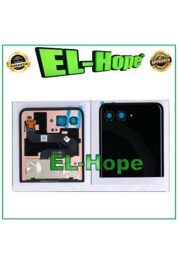 EXTERNAL DISPLAY GLASS BODY ORIGINAL MOTOROLA MOTO RAZR 50 ULTRA XT2451 BLACK