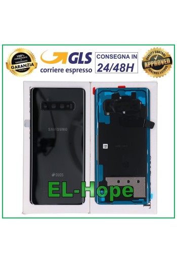 ORIGINAL SAMSUNG GALAXY S10 PLUS SM-G975 BLACK CASE REAR BATTERY SHELL