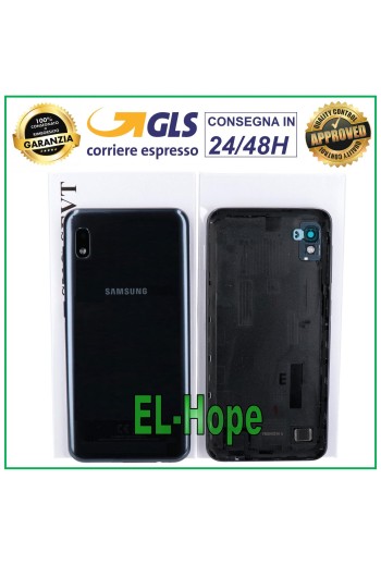 ORIGINAL SAMSUNG GALAXY A10 SM-A105 BACK CASE COVER BLACK