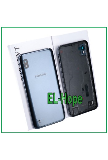 ORIGINAL SAMSUNG GALAXY A10 SM-A105 BACK CASE COVER BLACK